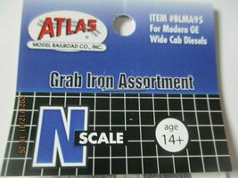 Atlas # BLMA95 Grab Iron Assortment for Modern GE Wide Cab Diesels N-Scale image 5