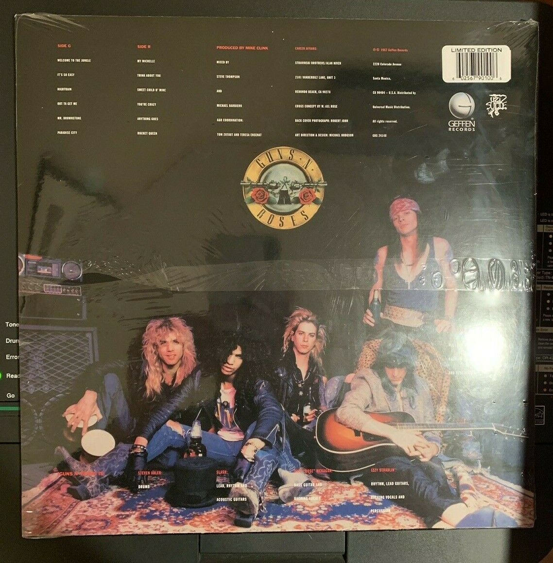 Guns n Roses Appetite For Destruction Limited Edition Red Vinyl LP Target Records