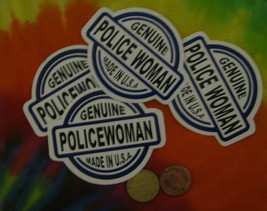 4 pieces Wild stickers Genuine Police Woman made in the USA - $16.00