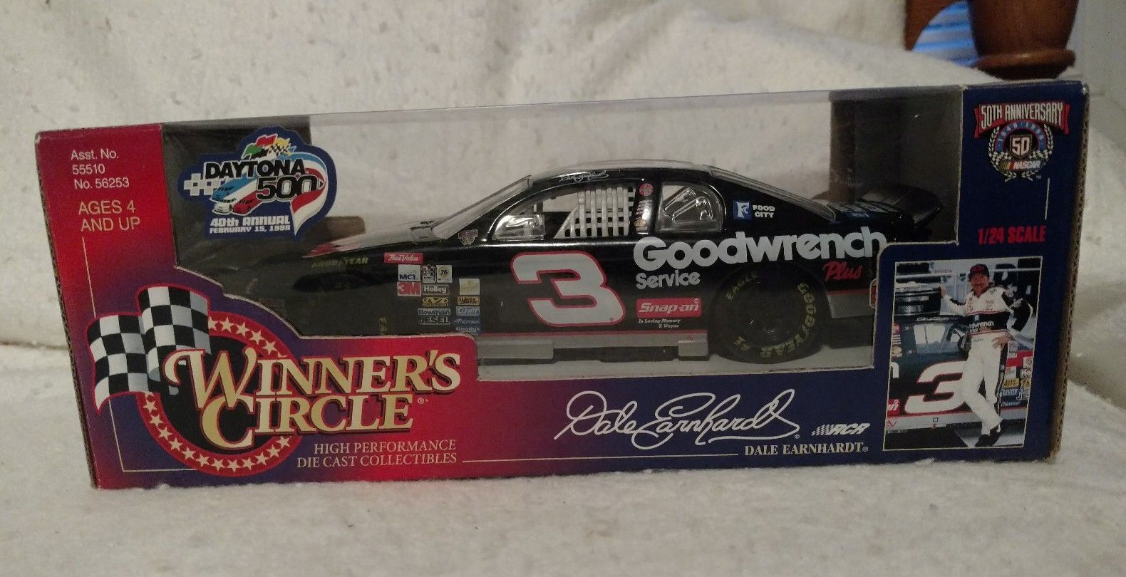 Diecast Sport & Touring Cars 2001 Kevin Harvick White Gm Goodwrench Big 