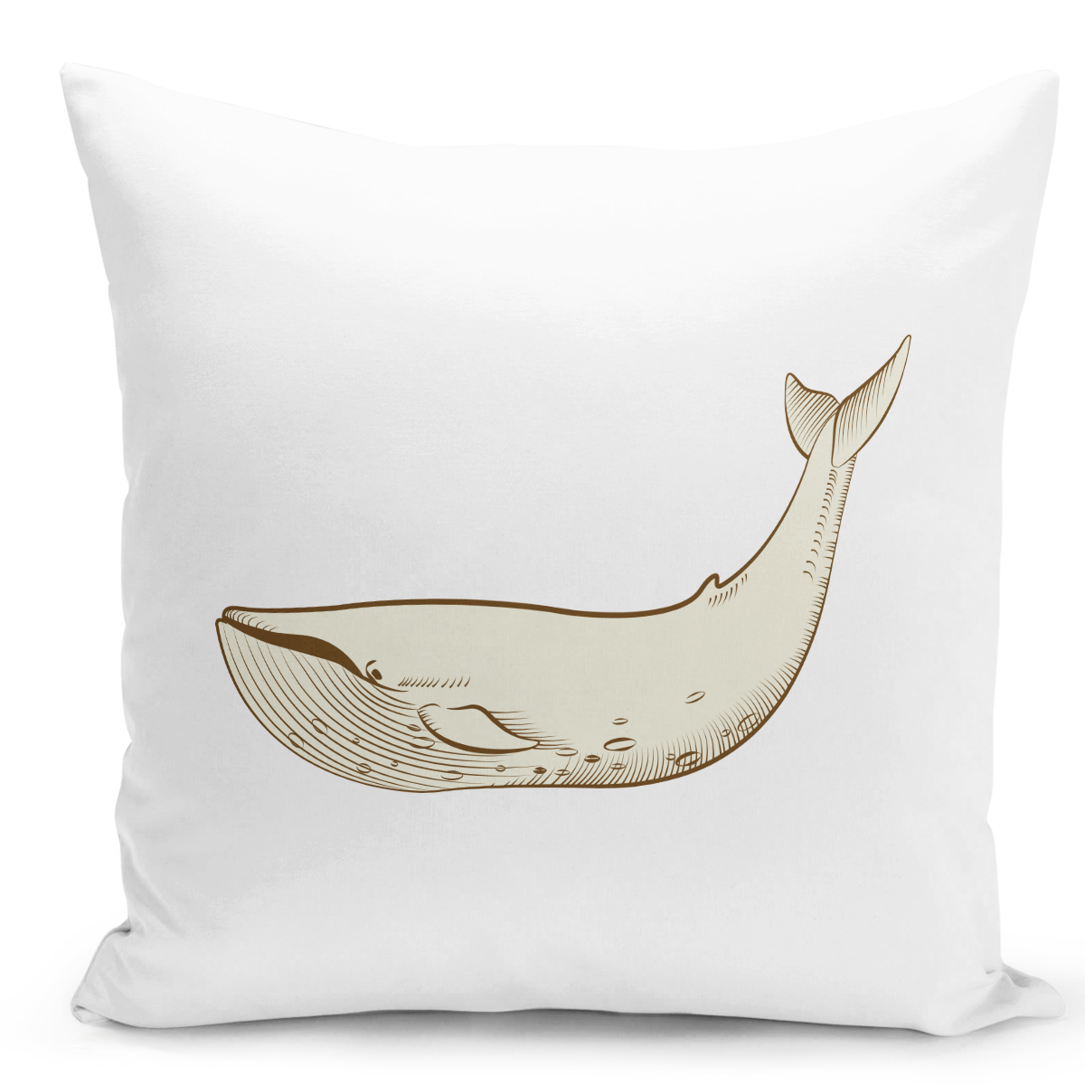 beluga whale pillow