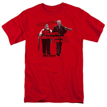 Hot Fuzz Days Work T Shirt Mens Licensed Police Comedy Movie Tee Red - $24.99+