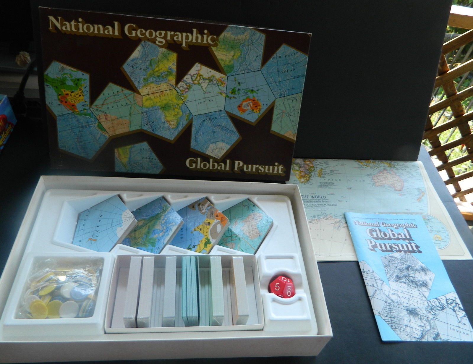 National Geographic Global Pursuit 1987 Board Game-Complete ...