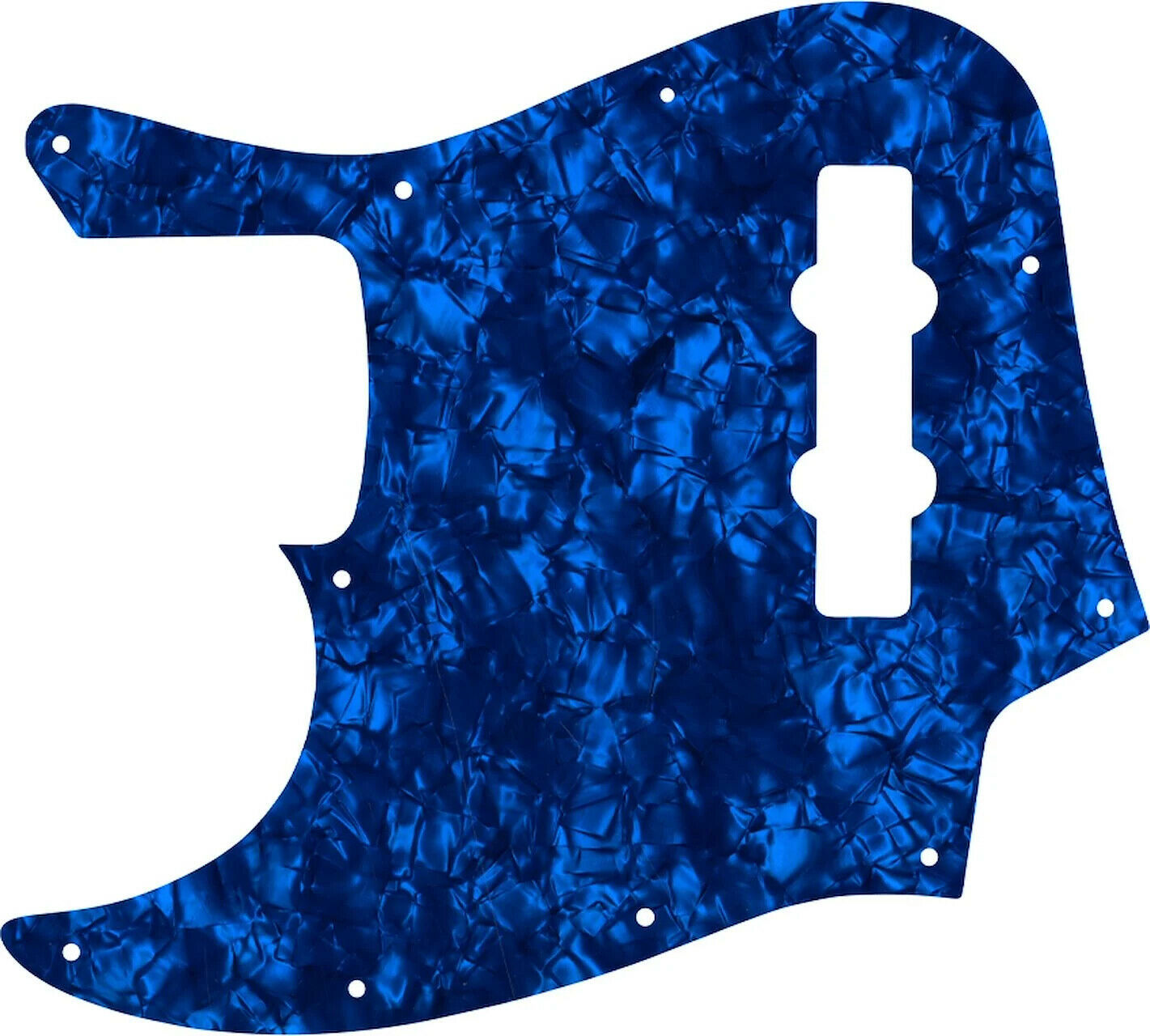 WD Custom Pickguard For Left Hand Fender Made In Mexico Jazz Bass #28DBP Dark...