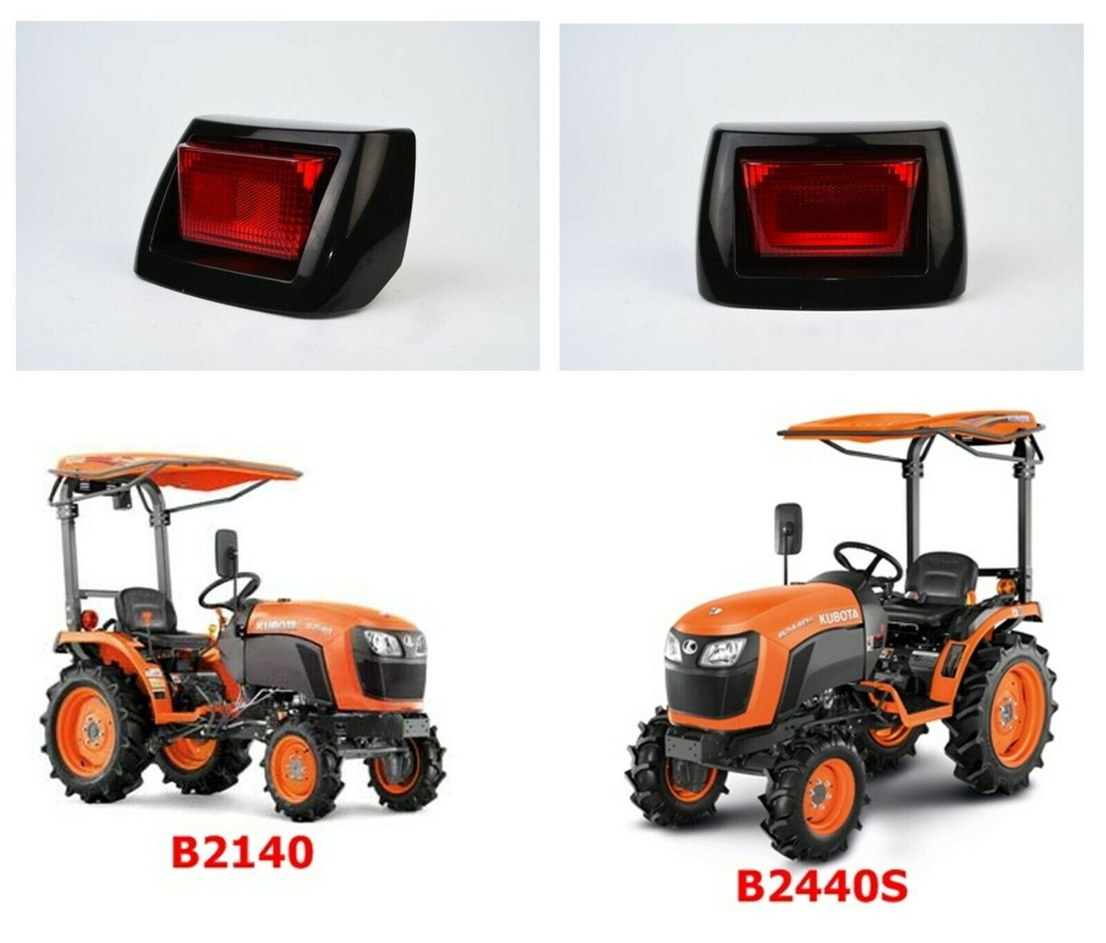 Use For Kubota Tractor Lights Tail Lamp Series B2140 B2440 With Light Bulbs New Lights