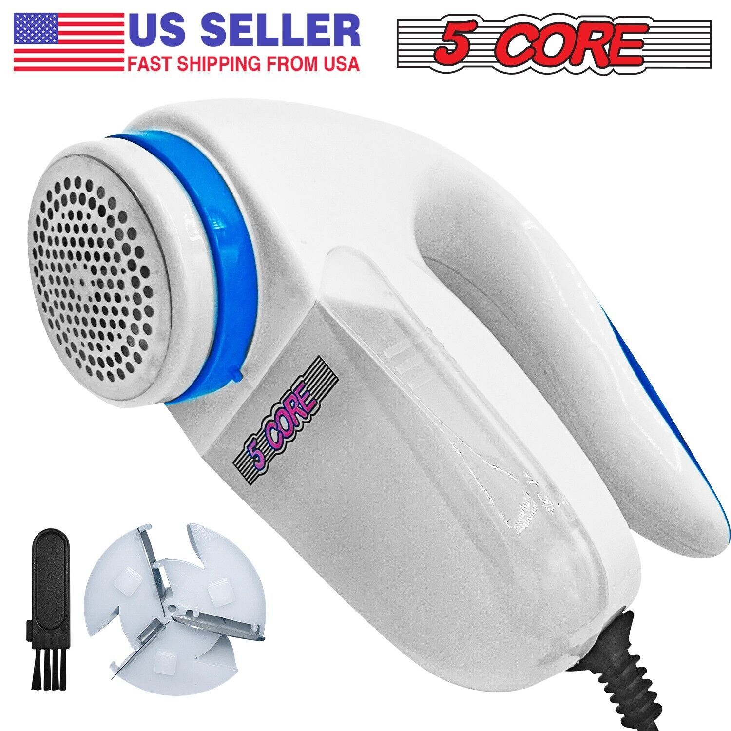 5 Core Electric Lint Pill Remover Fluff Fabrics Sweater Fuzz Shaver