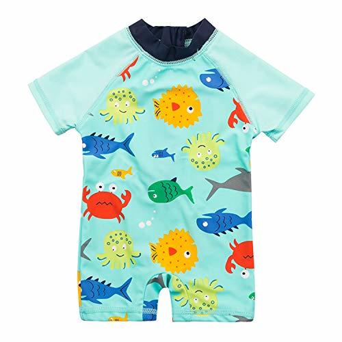 Vivafun Baby Boy Rash Guard Sun Protective Infant Toddler Swimwear
