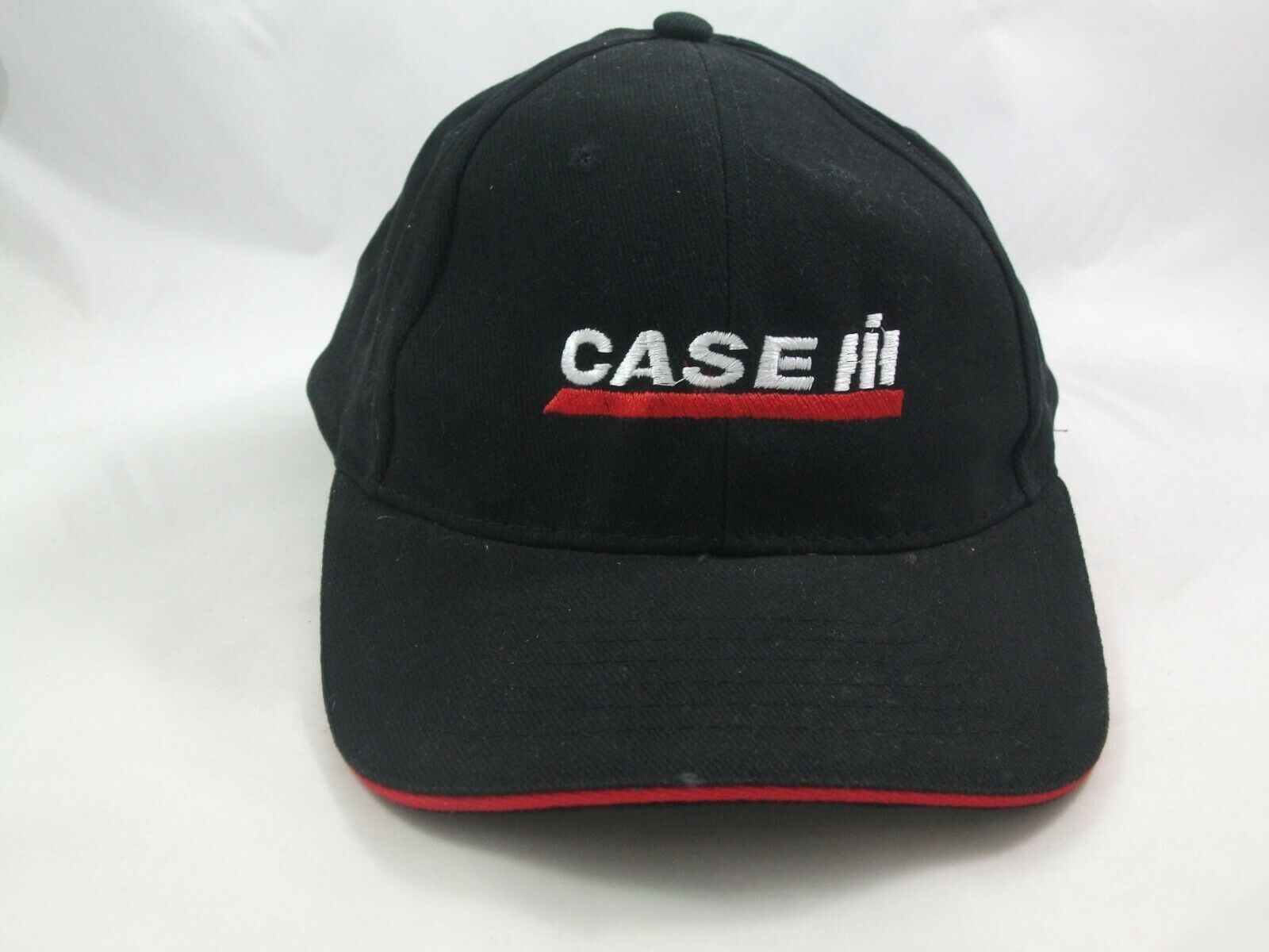 Case IH Hat Black Hook Loop Baseball Cap - Men's Accessories