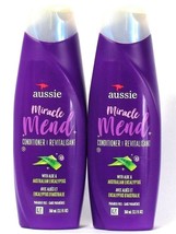2 Bottles Aussie 12.1 Oz Miracle Mend Aloe Australian Eucalyptus Conditioner