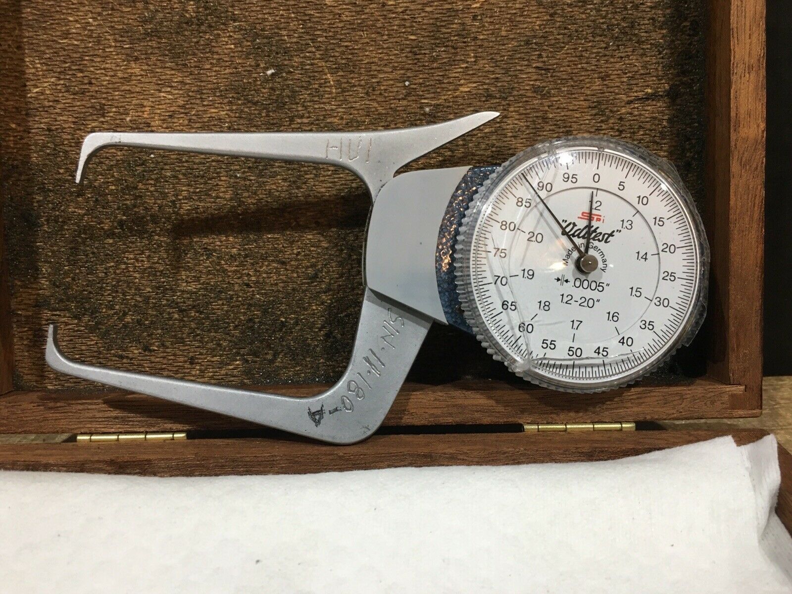 Oditest Outside Dial Caliper 205849 1.22.0" 0.0005" Inspection Gauges