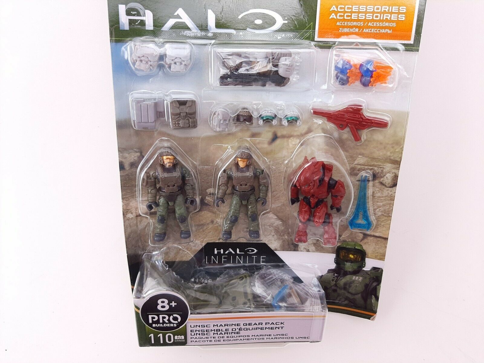 Mega Construx Halo Infinite UNSC Marine Gear Pack - GRN08 - Mega Bloks