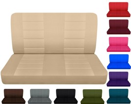 Pickup seat covers fits Chevy C/K 1500  1988-1994 Front bench, No headrest - $79.99