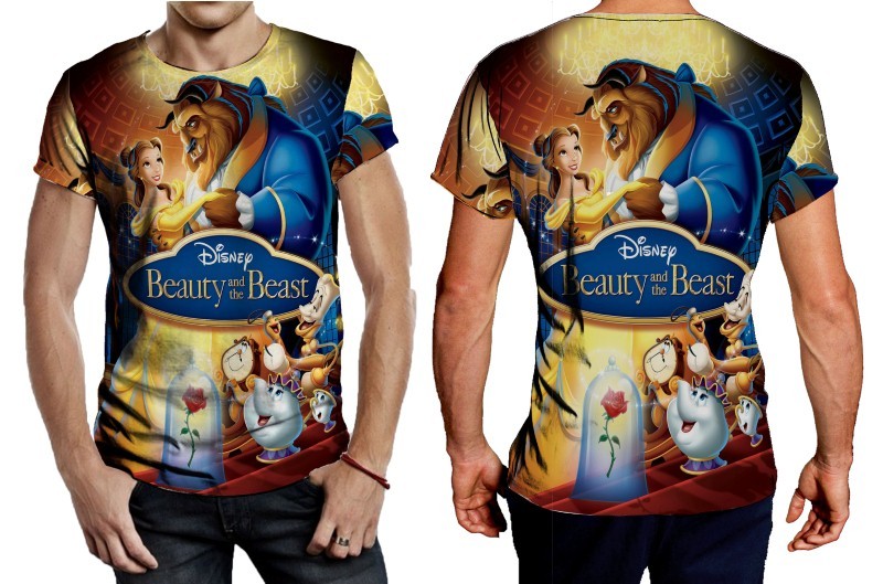 beauty and the beast 1991 movie image Tee Men TShirts