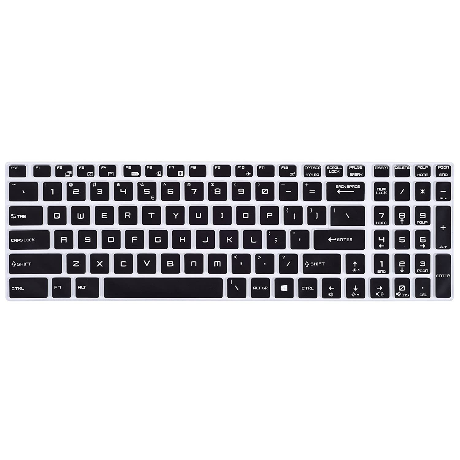 for msi laptop keyboard cover for 15.6 inch msi gl62m gf62 gp62 gt62vr ge63vr gp