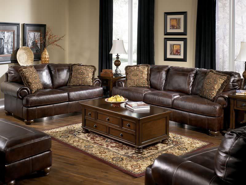 2 piece leather sofa set