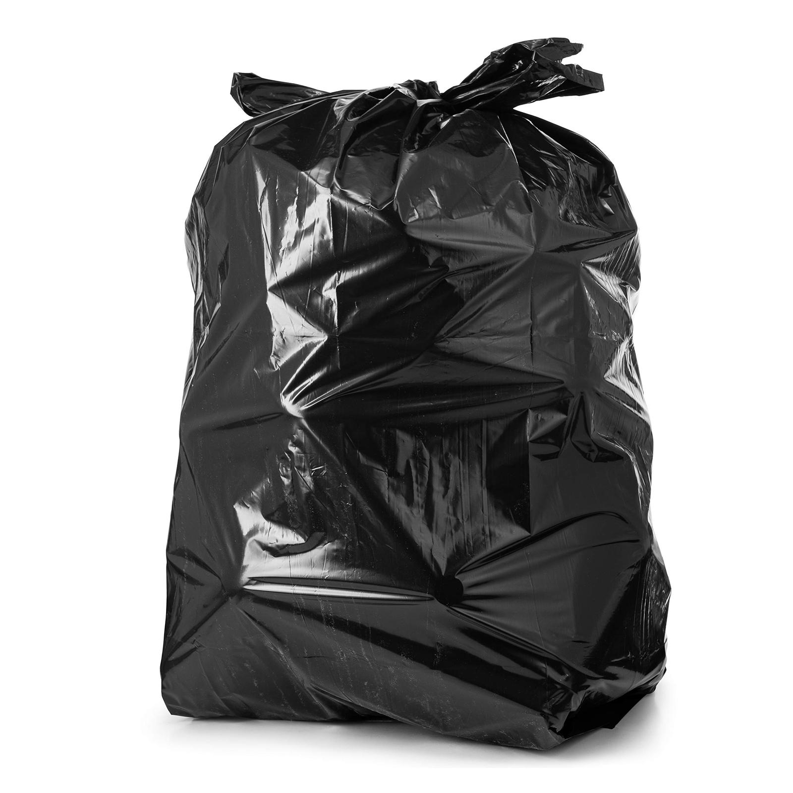Tasker Rubbermaid Compatible 44 Gallon Trash Bags, Large Black Garbage