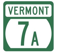 Vermont State Highway 7A Sticker Decal R5266 Highway Route Sign - $1.45+