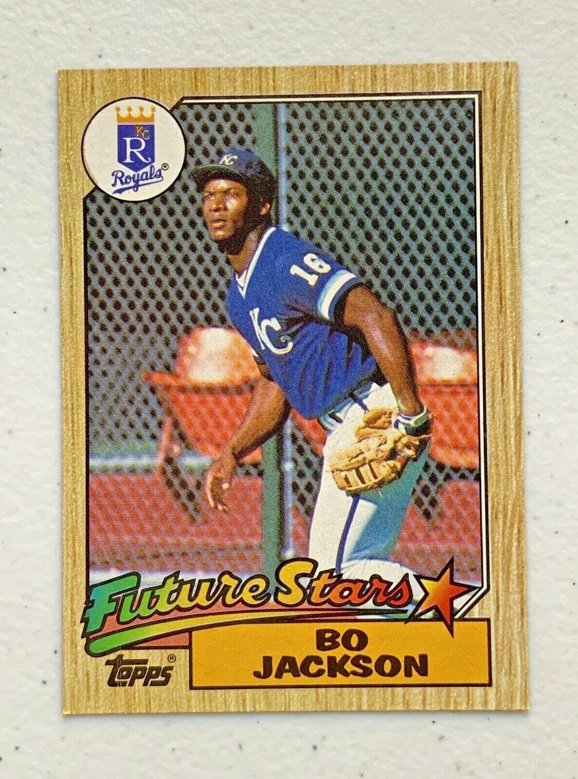 Bo Jackson Future Stars 170 for the Royals 1987 Topps Baseball Card Old ...