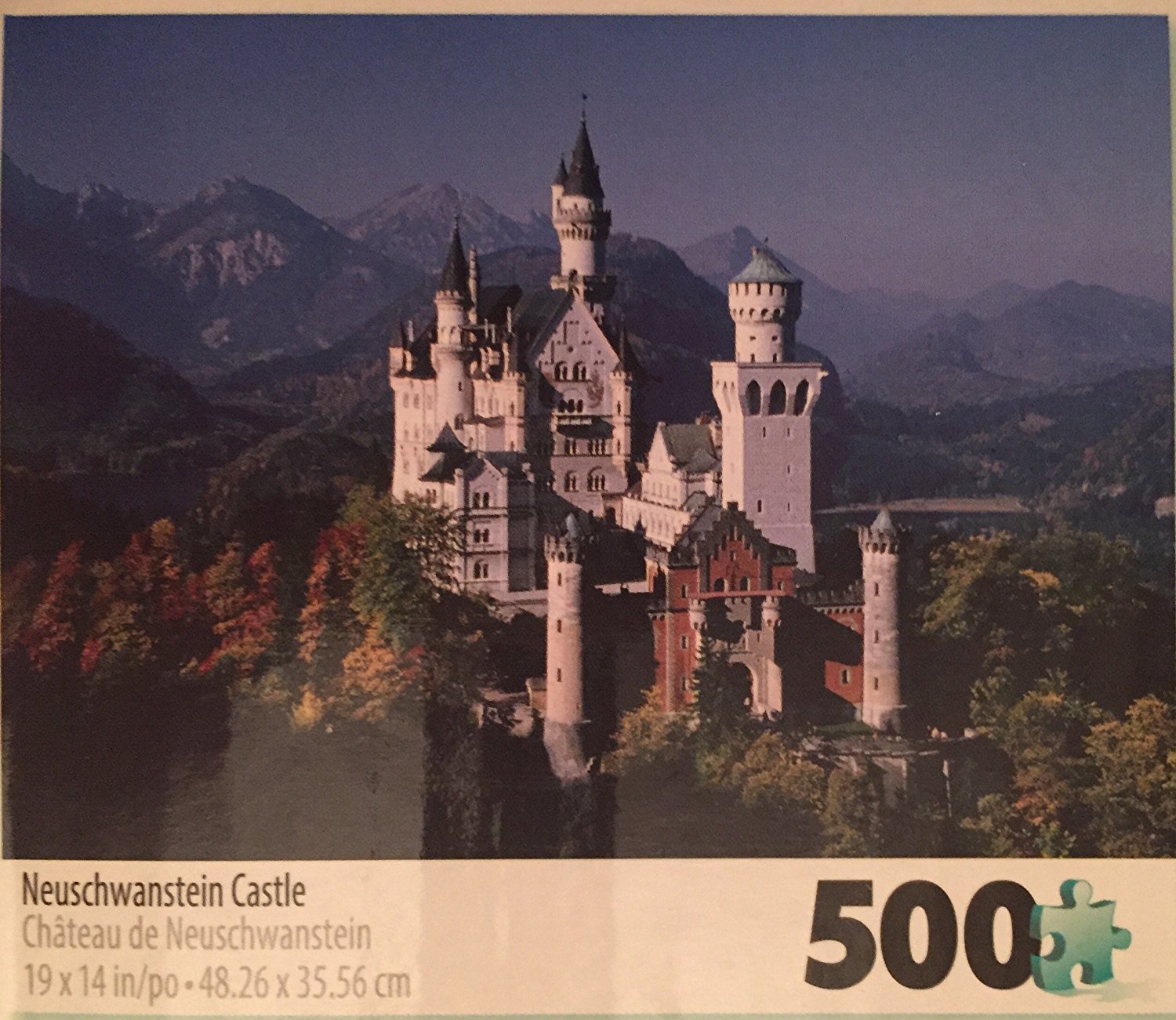 5 Pack Jigsaw Puzzles [2500 Total Pieces] Castle, Train, Animals [Brand ...