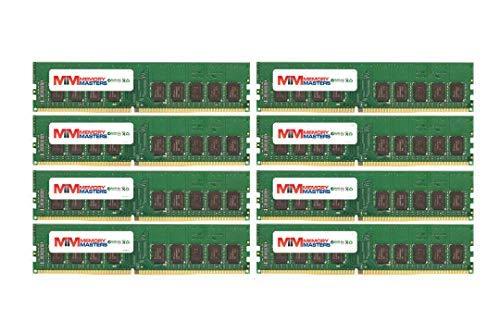 MemoryMasters 64GB (8x8GB) DDR4-2133MHz PC4-17000 ECC UDIMM 1Rx8 1.2V Unbuffered - $474.21