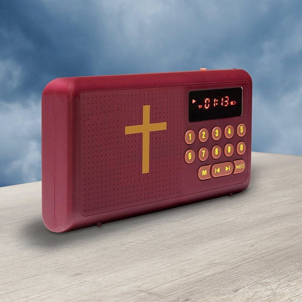 Electronic Bible Audio Player Speaker English King James Version Rechargeable w1 Audiobooks