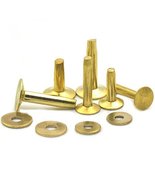 Bluemoona 10 Sets - Solid Copper Rivets &amp; Burrs Permanent Fasteners Gaug... - $6.75