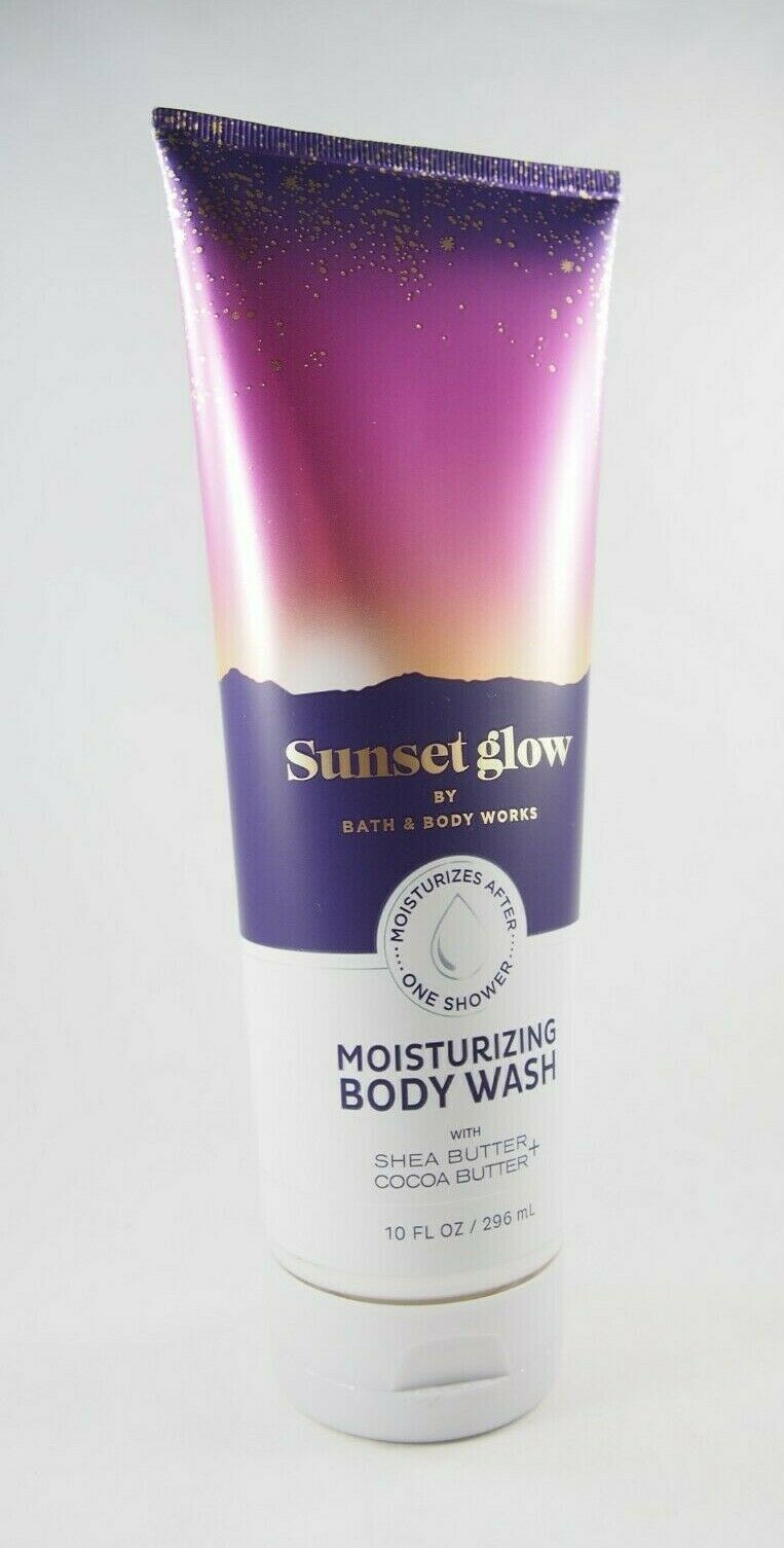(1) Bath & Body Works Sunset Glow Shea Coco Moisturizing Body Wash 10oz New