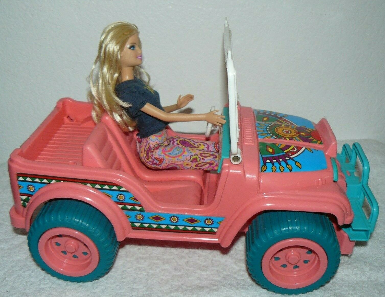 barbie camping jeep