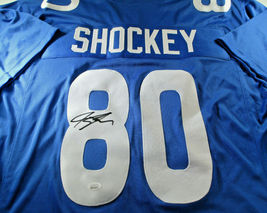 Jeremy Shockey / Autographed New York Giants Blue Custom Football Jersey / Jsa - $79.15