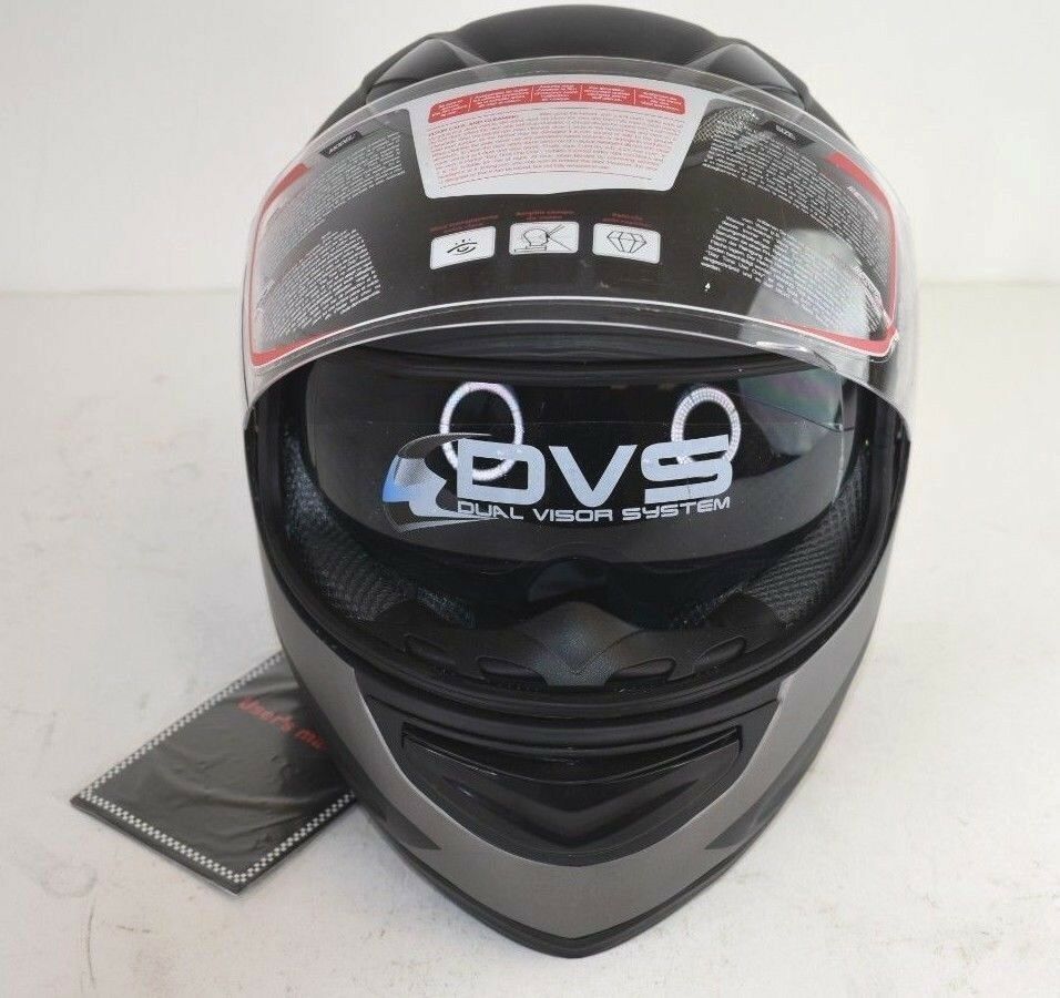 TCMT A5005 Black DOT FMVSS No. 218 Certified Motorcycle Helmet Size L