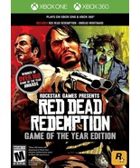 Red Dead Redemption GAME OF YEAR W/ UNDEAD NIGHTMARE XBOX 360! WORKS W/ XBOX ONE - $19.79