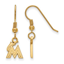 SS w/GP MLB  Miami Marlins XS Dangle Earrings - $61.35