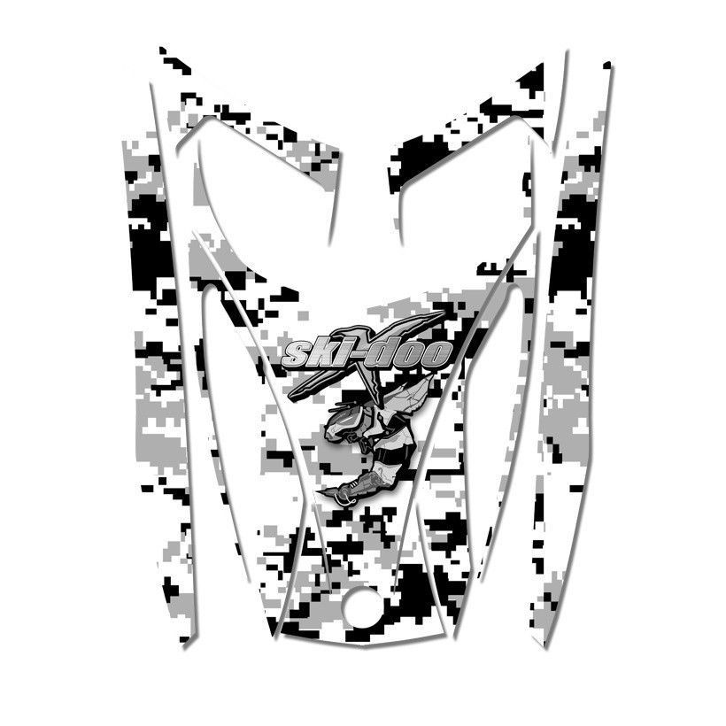 Image of Sled Wrap Snowmobile Decals Graphics fits SKI DOO REV XP MXZ 600 800 03-07