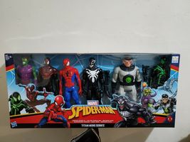 Marvel SpiderMan Action Figure 6 Pack Titan Hero Spider-Man Exclusive Do... - $89.99+