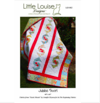 Quilt Pattern JUBILEE SWIRL Moda LITTLE LOUISE DESIGNS Fat Quarter Friendly - $7.92