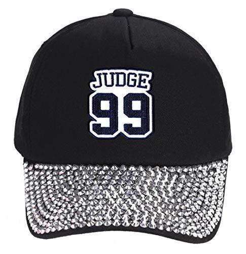 Aaron Judge #99 Hat - New York - Adjustable Unisex Black Studded Baseball Cap - Hats