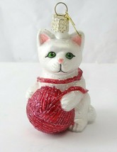 Old World Christmas Playful Kitten Christmas Ornament - $19.99