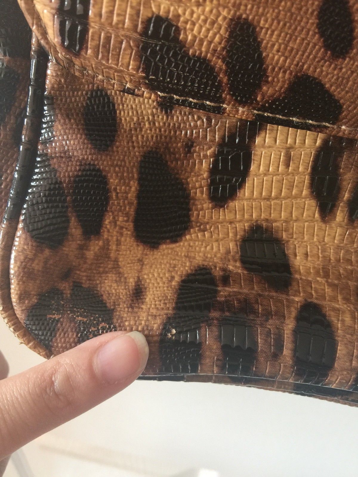 anne klein leopard purse