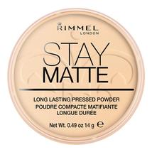 NEW Rimmel Stay Matte Pressed Powder Transparent 0.49 Ounces - $8.90