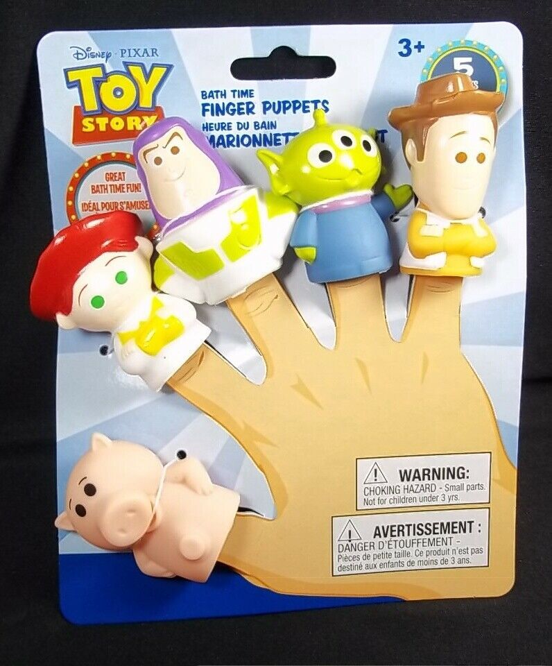 Disney Pixar Toy Story vinyl finger Puppets NEW - TV & Movie Character Toys