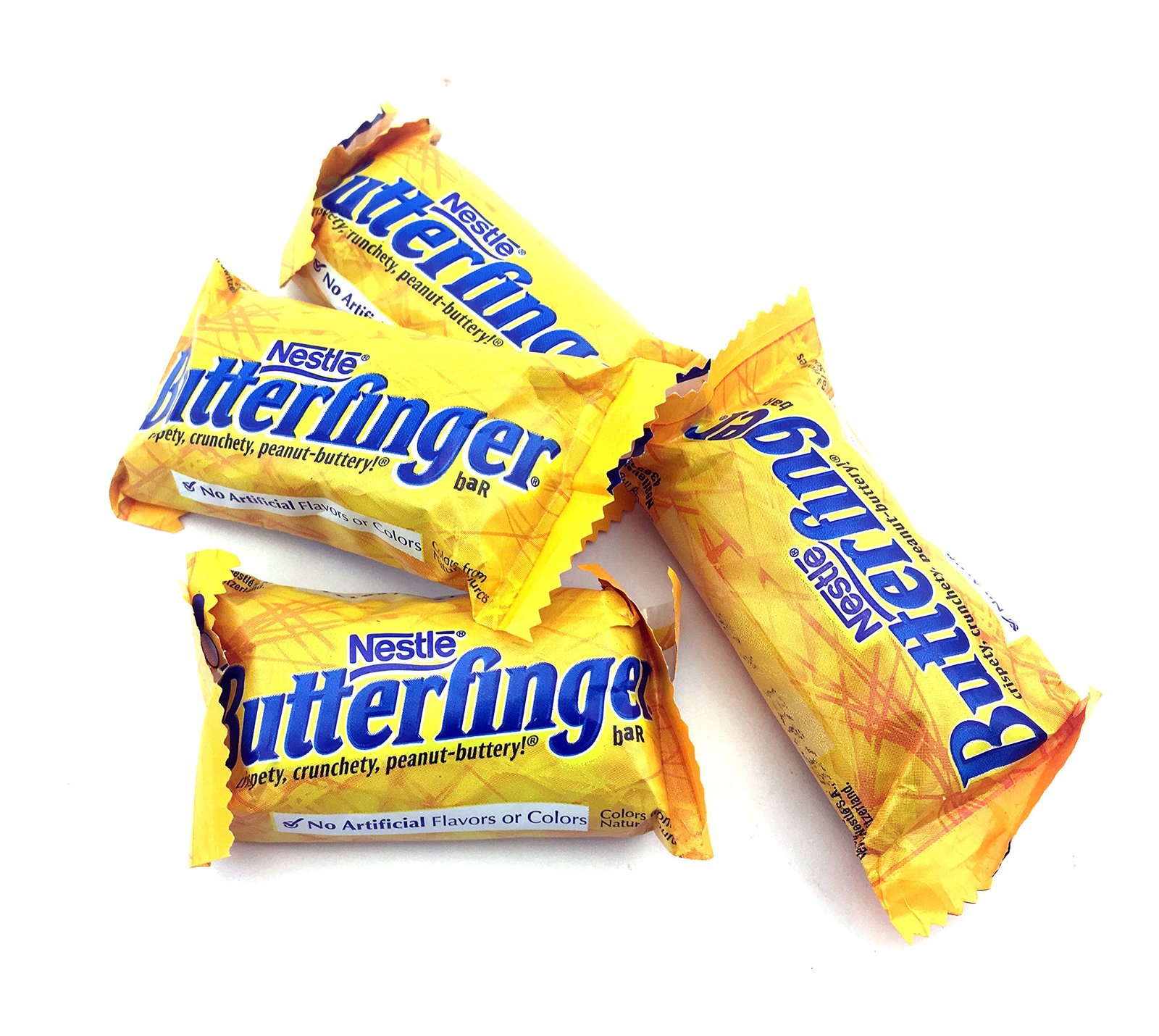 LaetaFood Bag - Butterfingers Candy, Nestle Butterfinger Snack Size ...