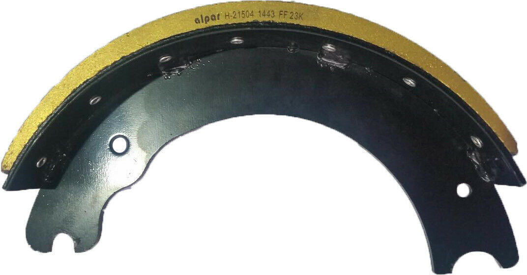 1308E For Eaton Front Steer Axle Brake Shoe Box Kit 23K Lining 2 shoes+