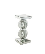 Acme Furniture Ornat Accent Table in Mirrored &amp; Faux Diamonds - $453.99