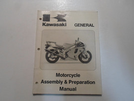 1996 Kawasaki General Motorcycle Assembly & Preparation Manual STAINED FACTORY - $10.26