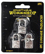Smart Value Workshop Luggage Padlocks - $5.20
