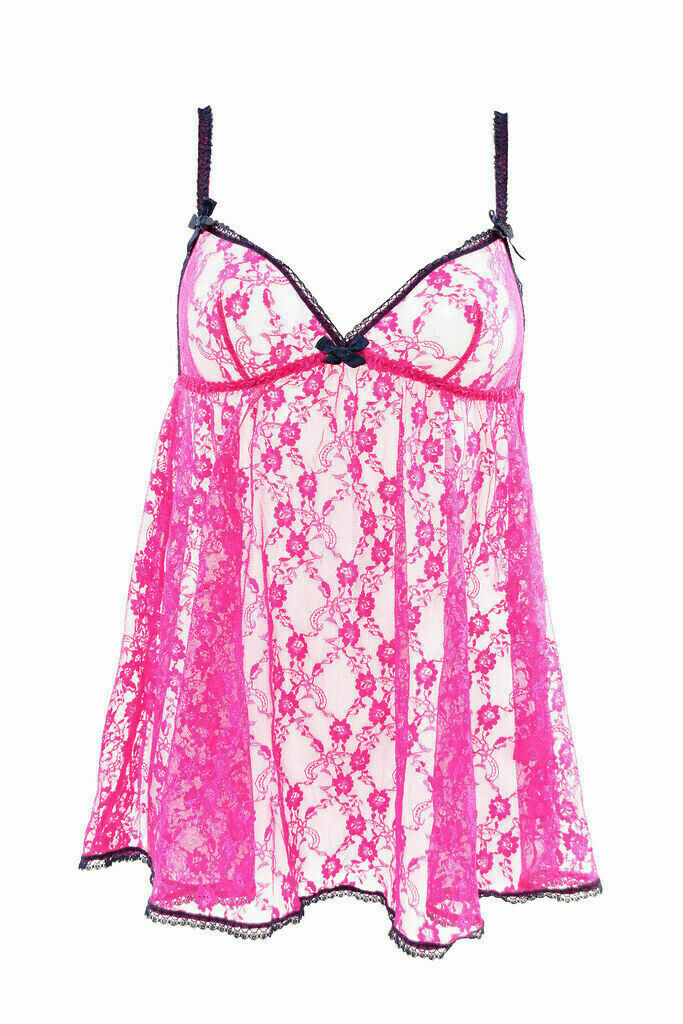 L'Agent By Agent Provocateur Flowy Tip Non-Slip Non-Padded Pink Size S