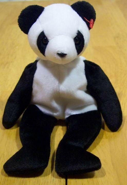 fortune panda beanie baby