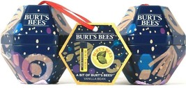 2 Ct A Bit Of Burt's Bees Vanilla Bean 0.15 Oz Moisture Lip Balm & Cuticle Cream