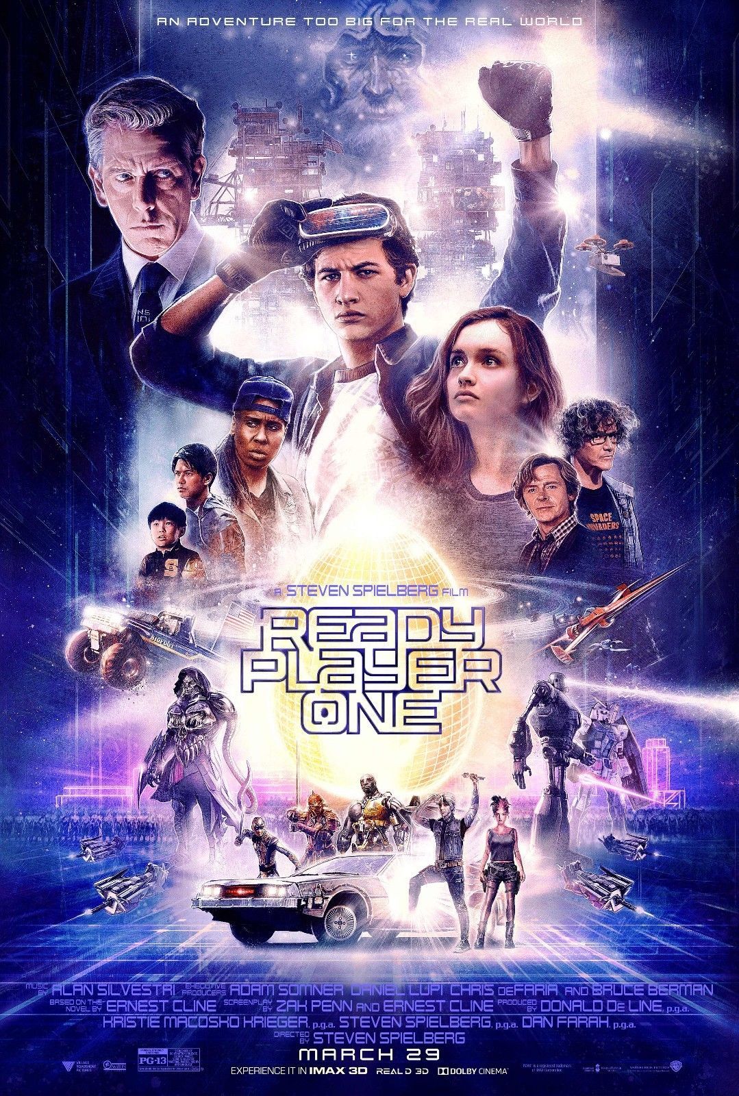 Ready Player One Movie Poster 2018 Steven Spielberg Film 14x21 24x36 27x40 32x48