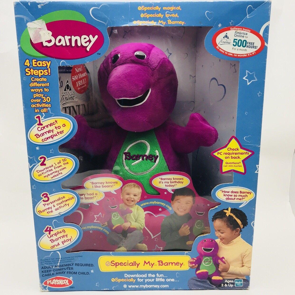 Playskool Talking Barney Toy